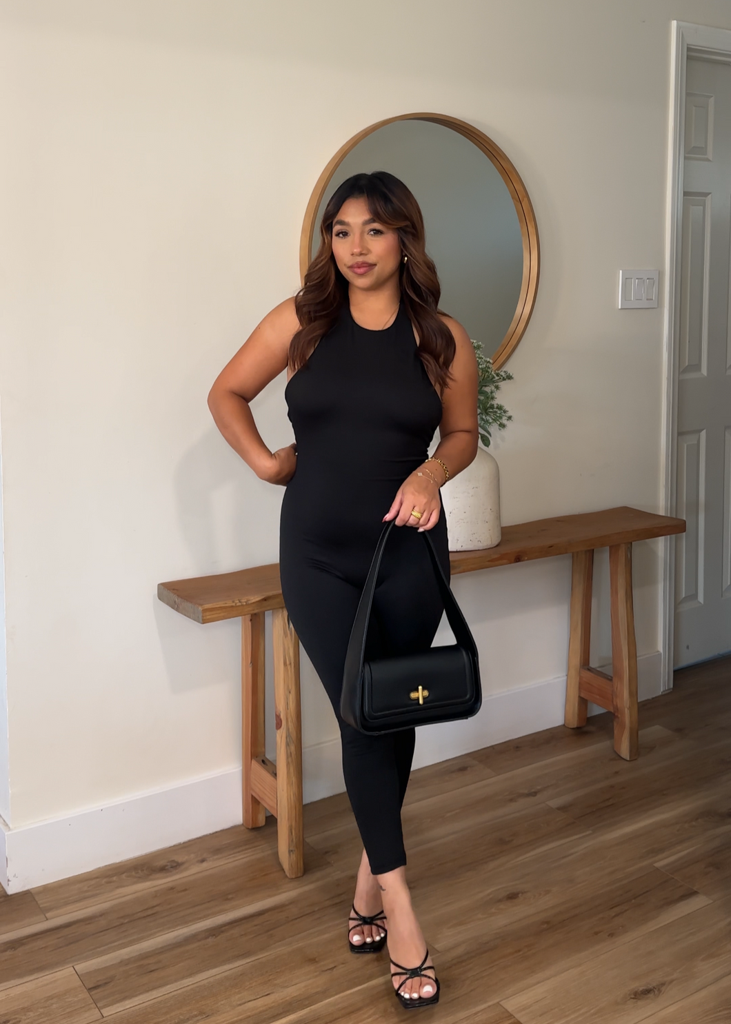 DON'T LOOK BACK JUMPSUIT (BLACK)