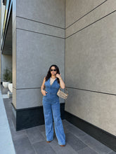 Load image into Gallery viewer, TRENDSETTER DENIM JUMPSUIT
