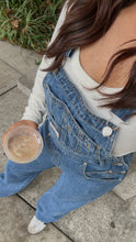 Load image into Gallery viewer, PUMPKIN PATCH OVERALLS (MEDIUM DENIM)
