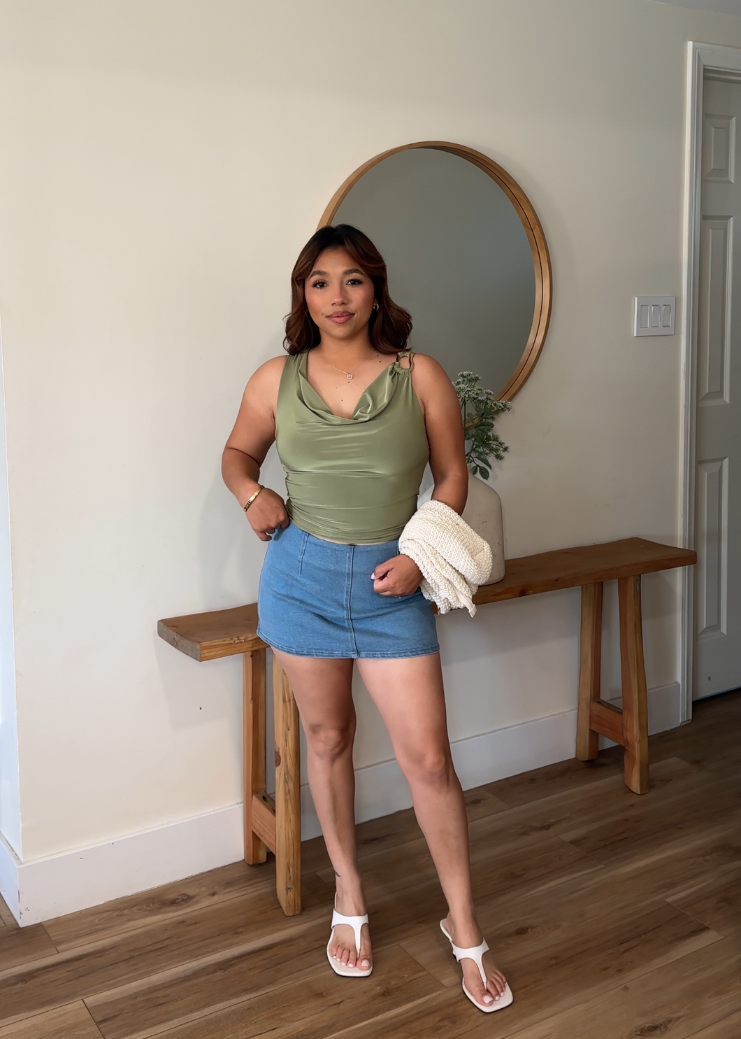 TAKE A RISK MINI SKIRT