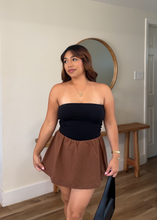Load image into Gallery viewer, FLIRT ALERT MINI SKORT (BROWN)
