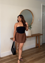 Load image into Gallery viewer, FLIRT ALERT MINI SKORT (BROWN)

