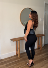 Load image into Gallery viewer, DON&#39;T LOOK BACK JUMPSUIT (BLACK)
