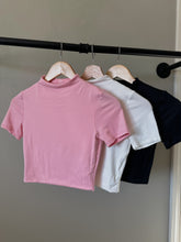 Load image into Gallery viewer, SIMPLE LIFE MOCK NECK TOP (SHORT SLEEVE)
