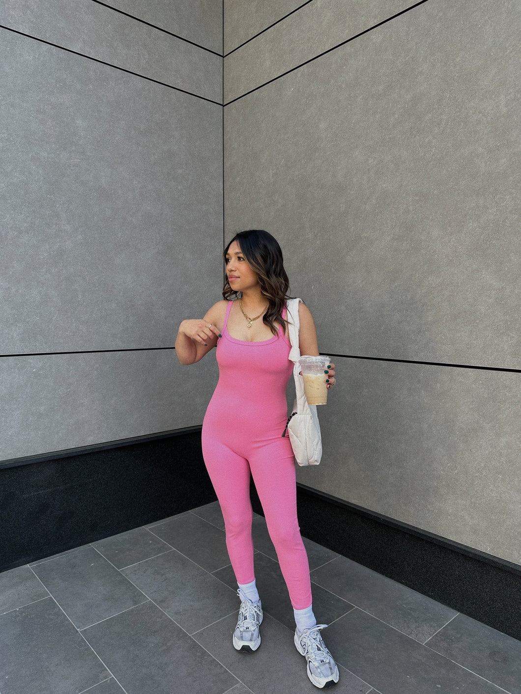 LOOK BACK AT IT JUMPSUIT (PINK)