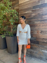 Load image into Gallery viewer, Pretty White Crochet Dress
