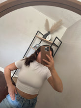 Load image into Gallery viewer, SIMPLE LIFE MOCK NECK TOP (SHORT SLEEVE)
